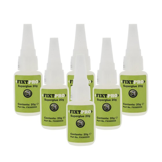 Super Glue 20g Bottle (6 Pack) for FIXT