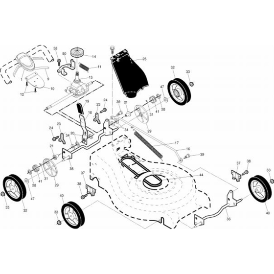 Drive for Husqvarna 7021 KR
