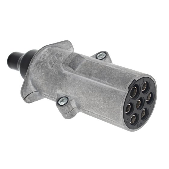 Electrical Coil Plug 24V 7 Pin Metal Body - Part No. 750 070