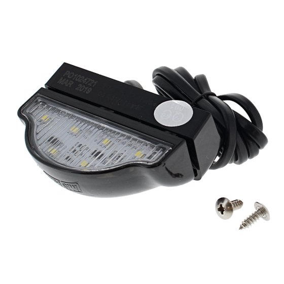 LED Number Plate Lamp 10-30V including Cable and Clip-Base