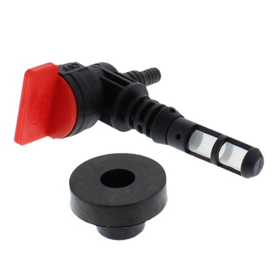 Fuel Tank Shutoff Valve with Filter for Briggs and Stratton Mowers - Replaces 399517