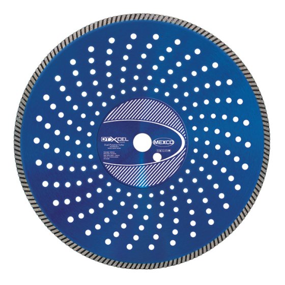 Mexco 350mm Diamond Blade Dual Purpose-Turbo XCEL Grade