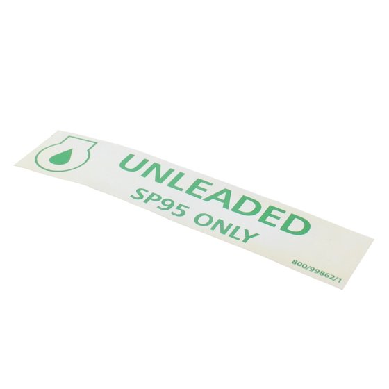 Unleaded Only Decal for Belle BMD300 Mini Dumper - 800/99862
