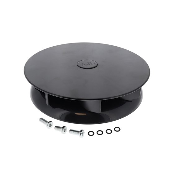 CentaFlow Wind Powered Rotary Ventilator (Black) - 220mm x 220mm