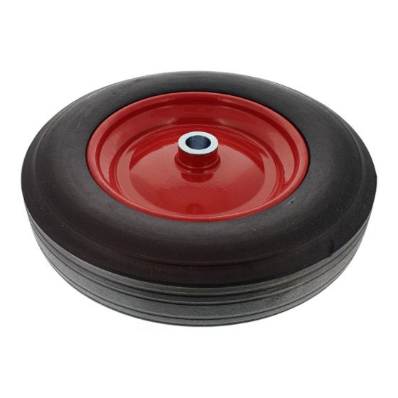 Solid Rubber Mixer Wheel (14" Dia x 1" Bore) for Belle Premier XT Mixers - Replaces PS059