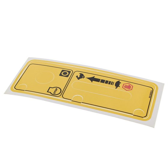 Decal Rammer Control Panel for Belle RTX Trench Rammers - 800/99626