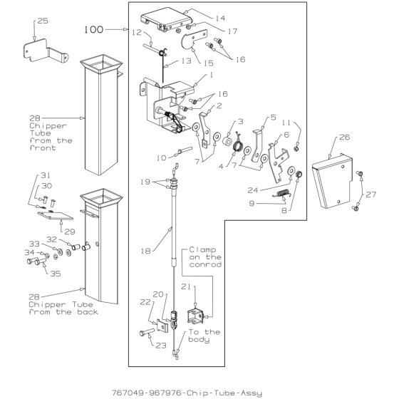Chipper Assembly for Masport 800AL