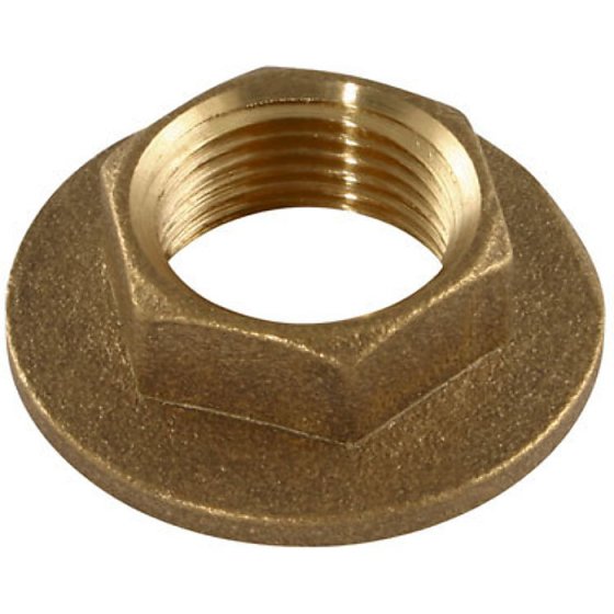 Brass Flanged Back Nut