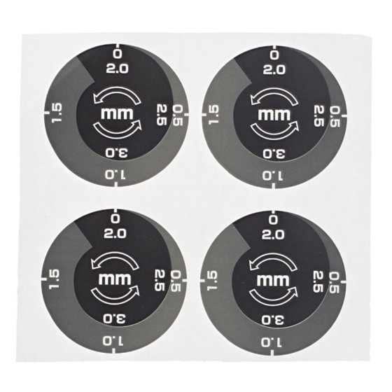 Scale Label for Makita 2012NB Planer - OEM No. 816358-5