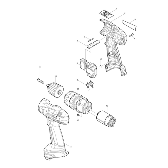 Makita 8271D Assembly