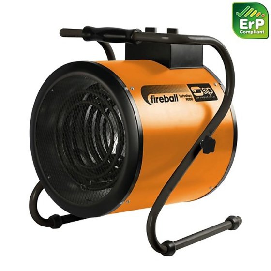 SIP Turbofan 9000 Electric Fan Heater 3 Heat Levels 400V 3 Phase Supply