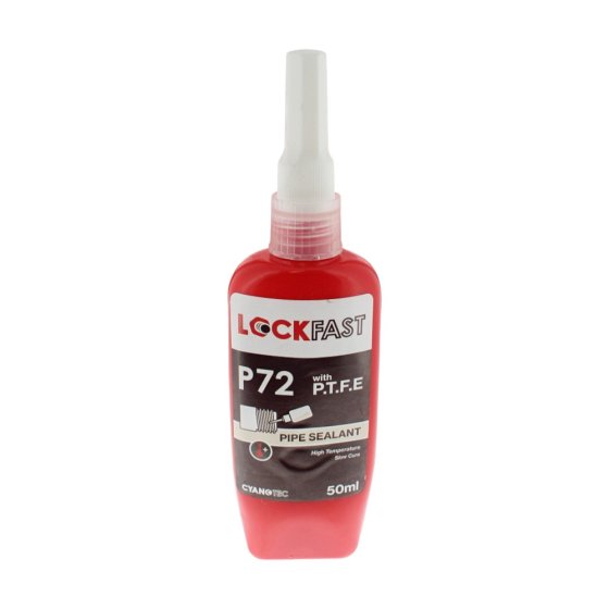 Off White, High Temperature, Slow Cure, Threaded Metal Pipe Sealant - 50ml - Replaces Loctite 572