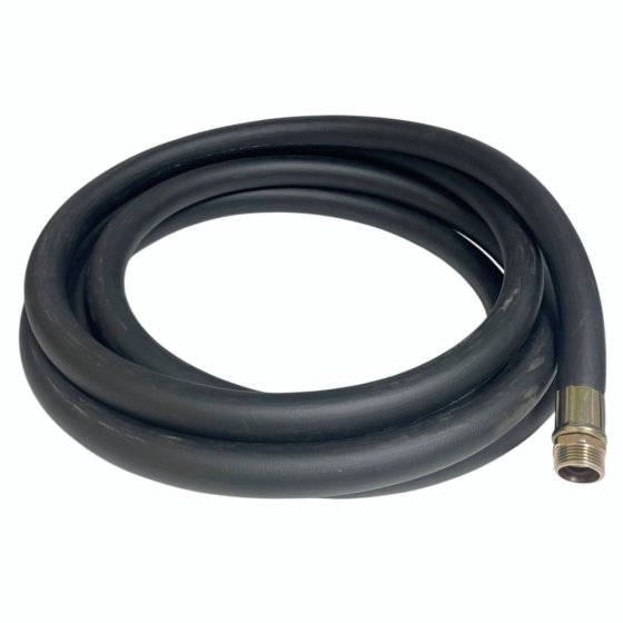 Rubber Fuel Hose 1" Bore comes with 1" BSP Fittings - 6m Length