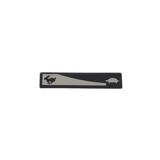 Label Throttle Indicator for Honda GX160K1 Petrol Engine - 87532-ZH8-W40
