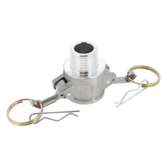 3/4" BSPT Male Camlock Coupling Type B Aluminium