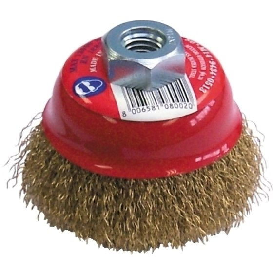 Cupbrush Wire Crimp Dia: 75mm Hole: M14