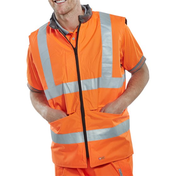 4 In 1 Hi-Vis Bodywarmer