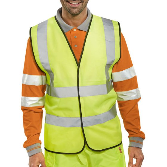 Hi-Vis Waistcoat Saturn Yellow