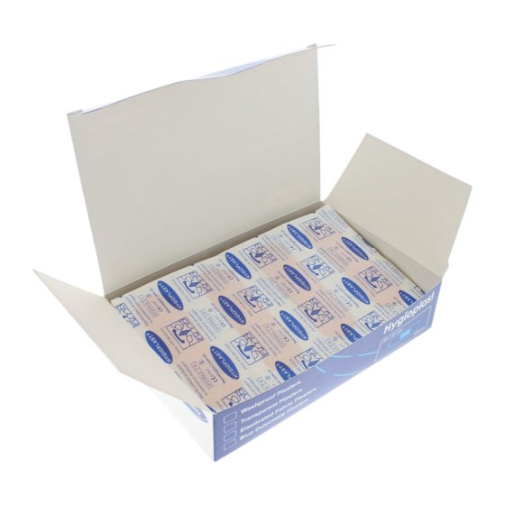 High Stretch Medical Waterproof Plasters, 22mm Diameter Material - Pack of 100