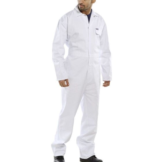 White Pre-Shrunk Boiler-suit