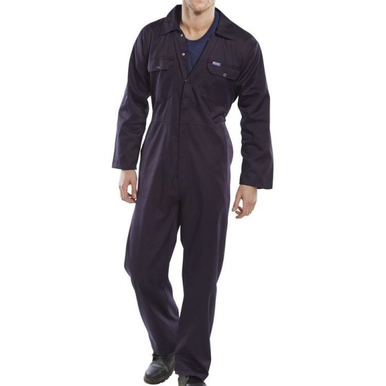 Navy Poly/Cotton Boilersuit