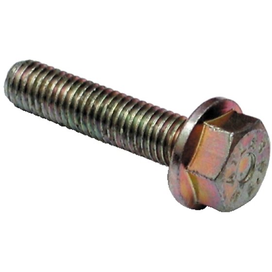 Metric HT Flanged Setscrews, Grade 8.8, Zinc Plated, M8 x 25, Pack of 100
