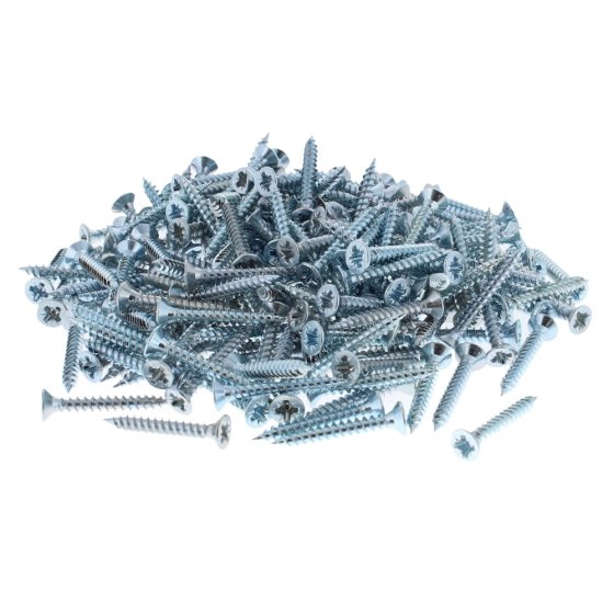 Twinthread Wood Screws, Size: No.6, Length: 1" - Pack of 200