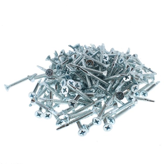Winged Tip CSK Self Drilling Screws Size: 5.5 x 50 (5mm Thick)- Pack of 200