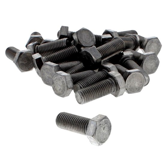 M16 x 40mm A2 Hexagon Head Stainless Steel DIN 933 Setscrews 25 Pack