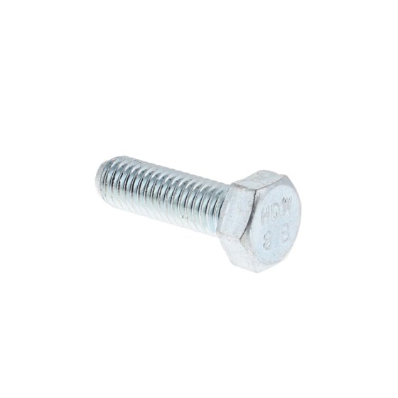 M5 x 16mm Zinc Plated 8.8 HT DIN 933 Setscrews 200 Pack