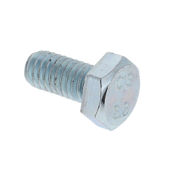 M6 x 12mm Zinc Plated 8.8 HT DIN 933 Setscrews - 200 Pack
