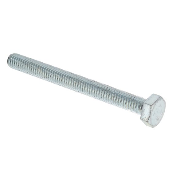 M6 x 60mm Zinc Plated 8.8 HT DIN 933 Setscrews 50 Pack