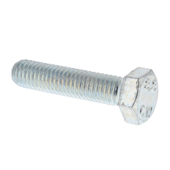 M8 x 35mm Zinc Plated 8.8 HT DIN 933 Setscrews 100 Pack