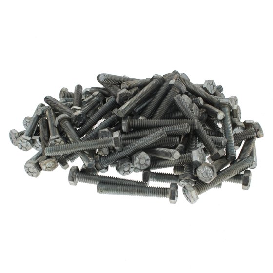 5/16" x 2" UNC Zinc Plated 8.8 HT Setscrews - Pack of 100