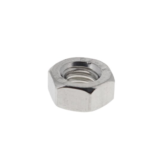 Metric Stainless Steel Plain Nuts, Size: M6 - Pack of 100