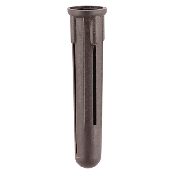 Plastic Wall Plugs, Colour: Brown, Screw No: 10-14, Pack of 100