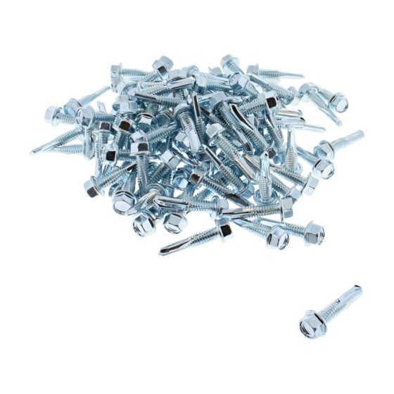 Hex S/Drilling Screw, Size: 5.5 x 25, Thickness 5mm - Pack of 100