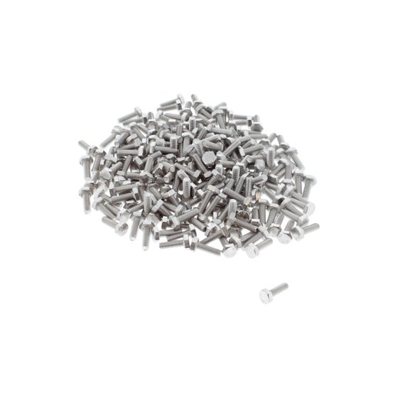 M4 x 12mm A2 Hexagon Head Stainless Steel DIN 933 Setscrews 200 Pack