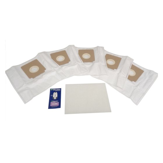 Synthetic Dust Bags & Motor Filter for Electrolux Upright & Cylinder Vacuums - 900 196 139/1