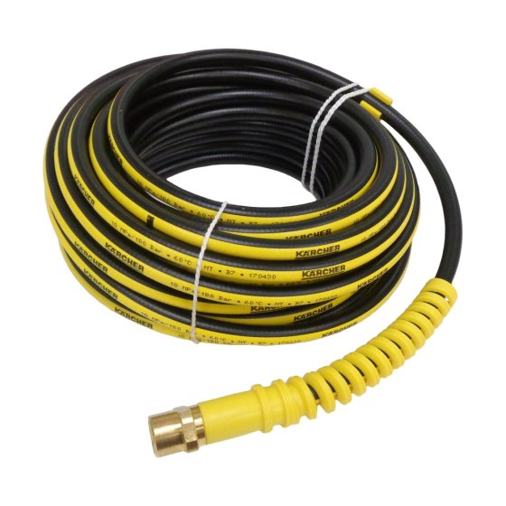 Drain Cleaning Kit 15m Hose with Brass Nozzle for Karcher K2, K7 Pressure Washer - OEM No. 2.637-767.0