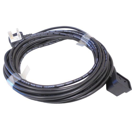 Mains Cable 10m x 1.0mm 2 Core with UK Plug for Numatic Vacuum Cleaners