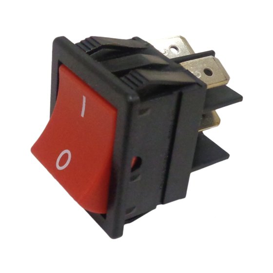 On/Off Switch Red Rocker for Numatic Henry Micro, Henry Extra - 220552