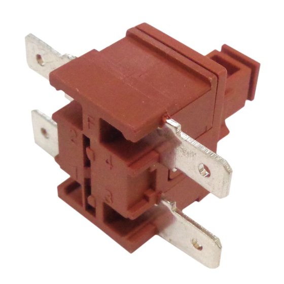 Double Pole On/Off Power Switch for Henry & Hetty Numatic Vacuums - Replaces OEM No. 206582