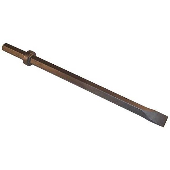 Long Shank Narrow Chisel 22mm x 82mm Hex Steel - Thor 16D/CP222