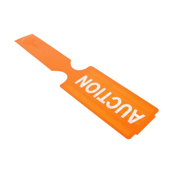 Auction Tags 245 x 60mm Durable Non-Rip Waterproof Permatag 100 Pack