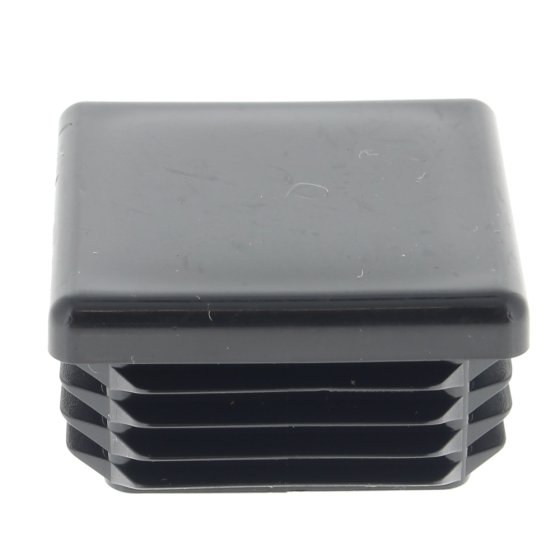 Polished End Cap for 1.5” Square Tube, Size: 38.0 x 38.0mm