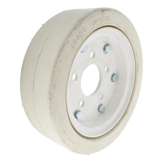 Rubber Traction Wheel for Forklifts, Reach Trucks, Pallet Trucks