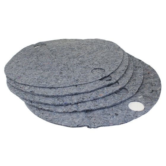 Drum Topper Pads 56cm Dia - 8Ltr Absorbency from Oil Pump Leaks (Pack of 5)