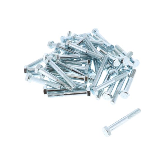 M8 x 55 Zinc Plated Steel Bolt Pack Of 50