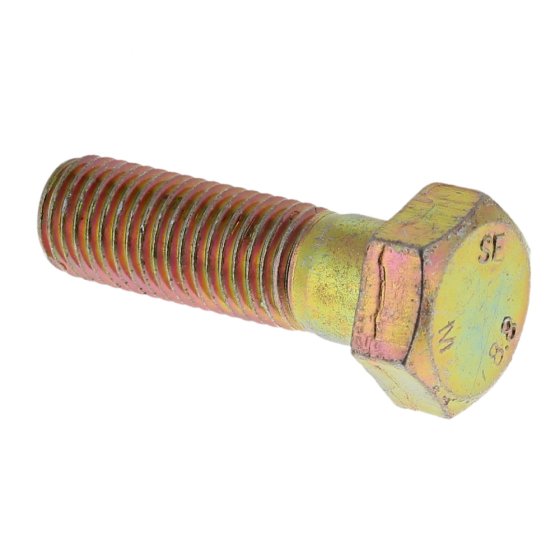 M16 x 50mm Zinc Plated 8.8 Steel Bolt 25 Pack